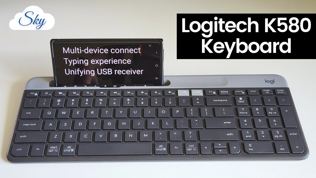 Clavier sans fil Logitech K580 - Connectez 2 appareils