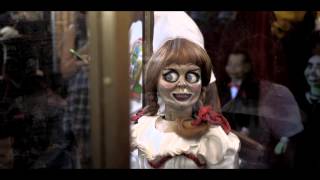 Annabelle doll looked at me!!