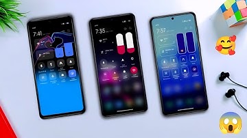 TOP-3 MIUI I3 Fully Supported Xiaomi Theme | Control Centre Change Best MIUI I3 / 12.5/ 12 Themes