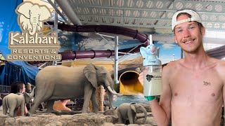 Massive INDOOR Water Park in Ohio! | Kalahari Resort Visit, Slide POVs, Full Water Park Tour + More