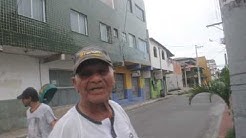 POSTES DE MADEIRA PRESTES A CAIR