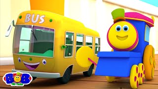 Rodas do ônibus | Música para bebês | Bob The Train em Português | Canção infantil