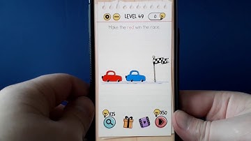 Brain Test Make the red win the race