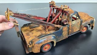 Restoration Antique Tow Truck Very Rusty