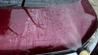 AZ CCT-001 ガラス系コーティング　アクアシャインクリア　撥水効果確認