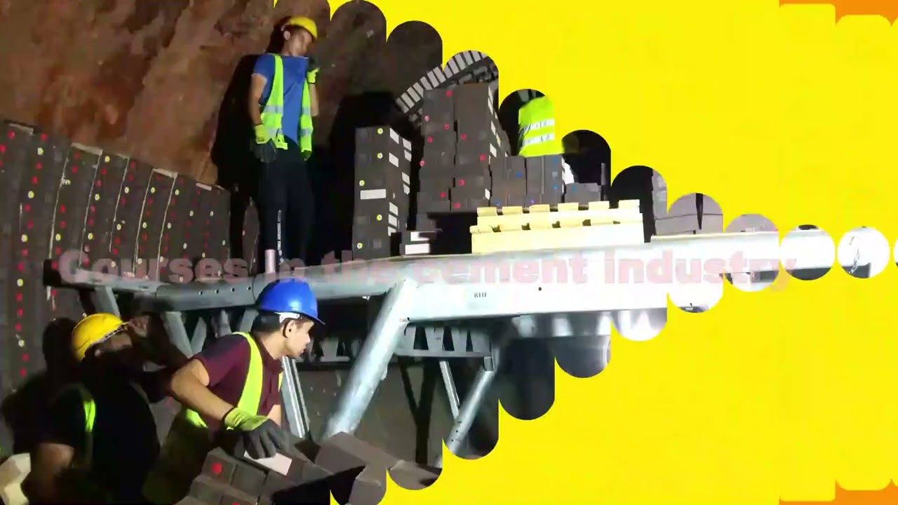 Short Video 2 about Correct Installation of Rotary Kiln Refractory Bricks at Cement Industry