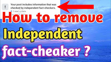 How to remove independent fact-cheaker? Fact-cheaker রিমুভ করার উপায় ১০০% @Surayatechnology