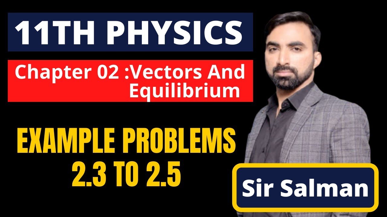 Example Problems 2.3 to 2.5 | 11th Class | Physics | Chapter 2 ...