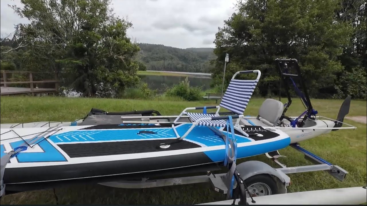 Hobie Tandem Island Inflatable Haka attachment and other modifications