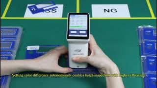 How to use handheld colorimeter?Linshang LS173 Colorimeter feature and operation