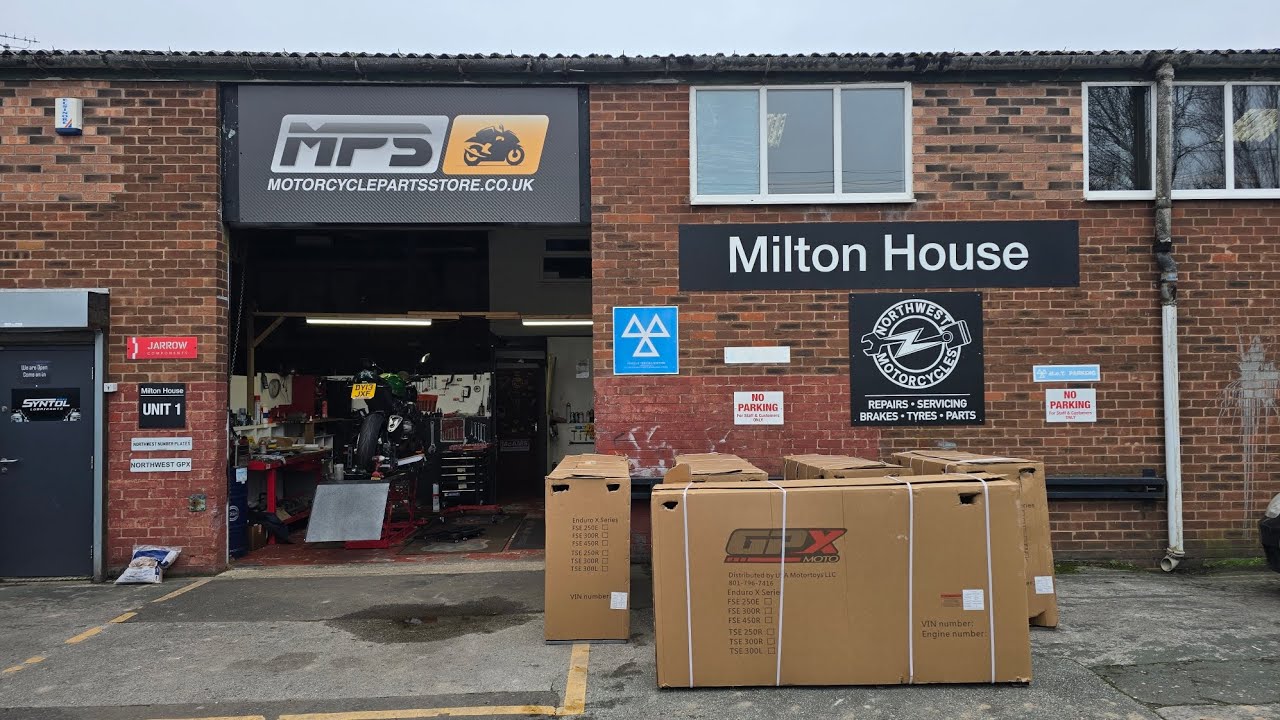 GPX 300 TSE 2 stroke being built by Northwest GPX UK