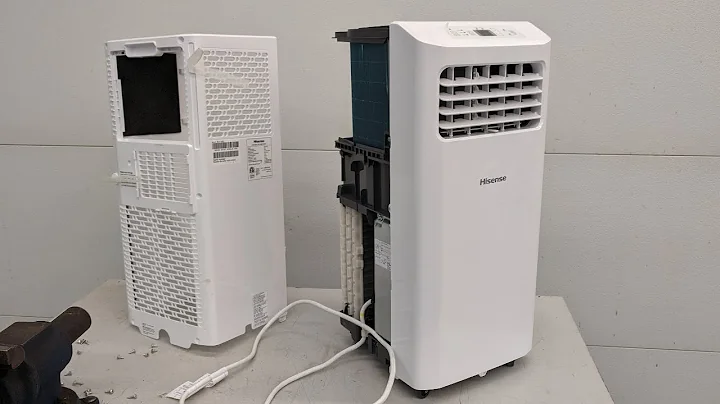 Look inside Hisense model # AP0819CR1W portable air conditioner
