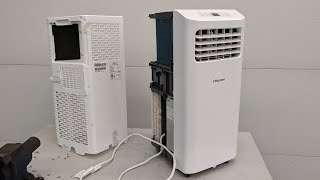 Look inside Hisense model # AP0819CR1W portable air conditioner