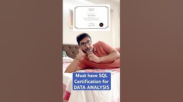 SQL CERTIFICATE for Data Analysis that is INTERNATIONAL |  #coding