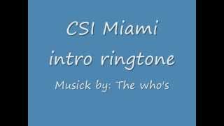 CSI Miami ringtone