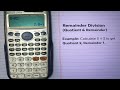 How To Find Quotient and Remainder on Casio Fx 115ES PLUS (2026)