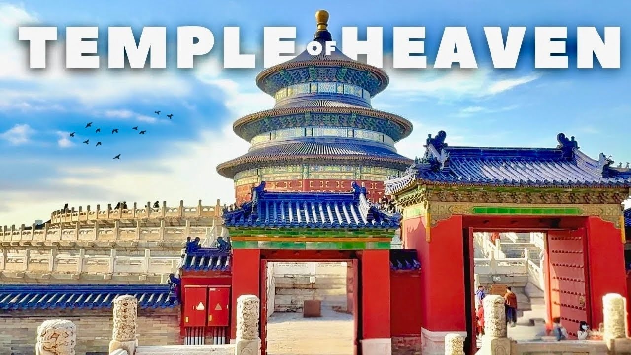 Sunny Morning in BEIJING - TEMPLE OF HEAVEN Walking Tour in China | 4K, 60fps HDR