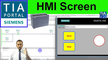 TIA Portal Tutorial: How to Create HMI Screen Step by Step complete guide