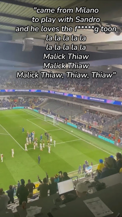 Thiaw chant #soccer #fyp #shorts #nufc #ucl #usg #newcastleunited #newcastle #thiaw