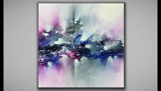 Abstract Painting Tips and Tricks / Pallet Knife / Relaxing Acrylics / Abstract Painting 526