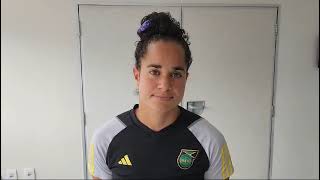 Interview with Reggae Girlz striker Kayla McKenna in Brazil