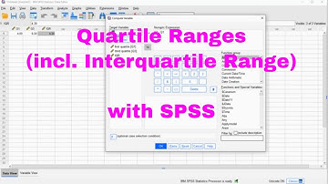 SPSS - Quartile Ranges