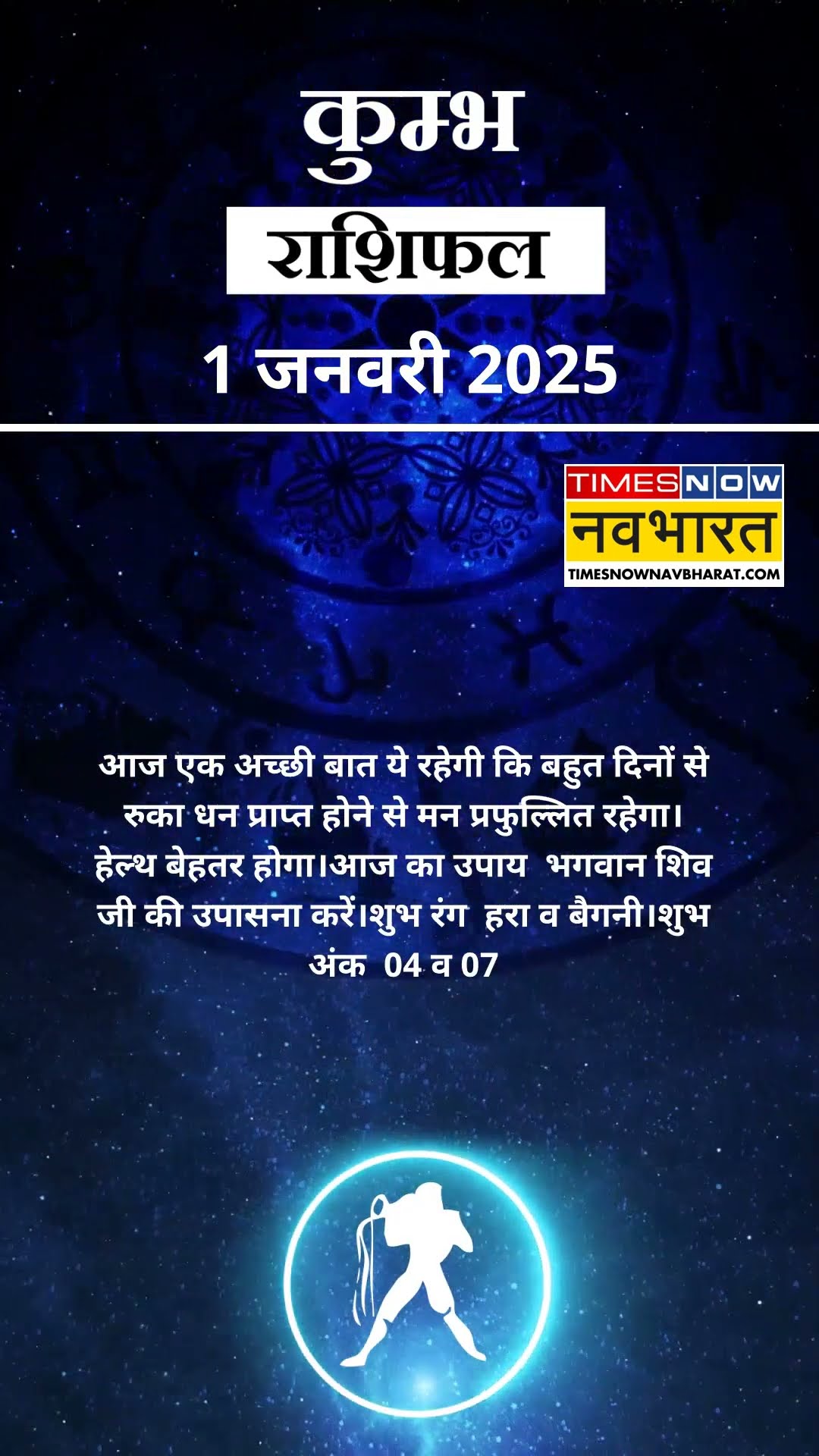 Aquarius Horoscope Today 1 January: कुंभ राशि वाले आज इस काम से बचें ! Aaj Ka Rashifal #shorts