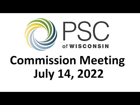 PSC Commission Meeting 7/14/2022