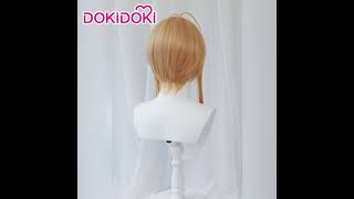DokiDoki Anime Card Captor Sakura Cosplay KINOMOTO SAKURA Costume Wig