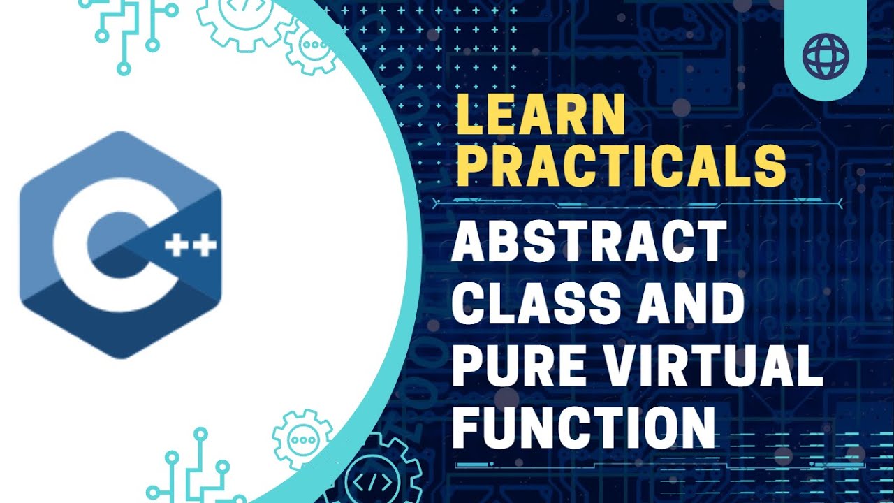 Abstract class in c++ language || learn programing language