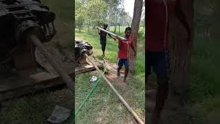 HDD machine (horizontal directional drilling) 18ton working.