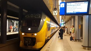 Departure from Amsterdam Airport Schiphol by train - The Netherlands (2024) Schiphol Airport train