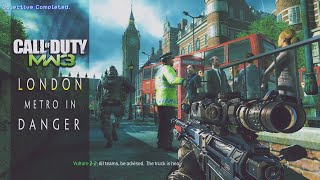Cod Mw 3 : Bomb Blast in London | Mind the Gap | Metro Mission | Cod Mw3 PC Gameplay 60fps 1080p HD screenshot 2