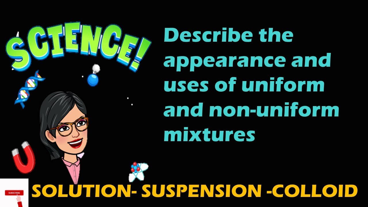 Science 6 solution suspension colloid - YouTube