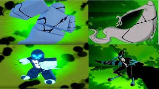 Benverse Protector Transformations And Ben 10 Classic Series COMPARISON (ROBLOX VS CLASSIC)