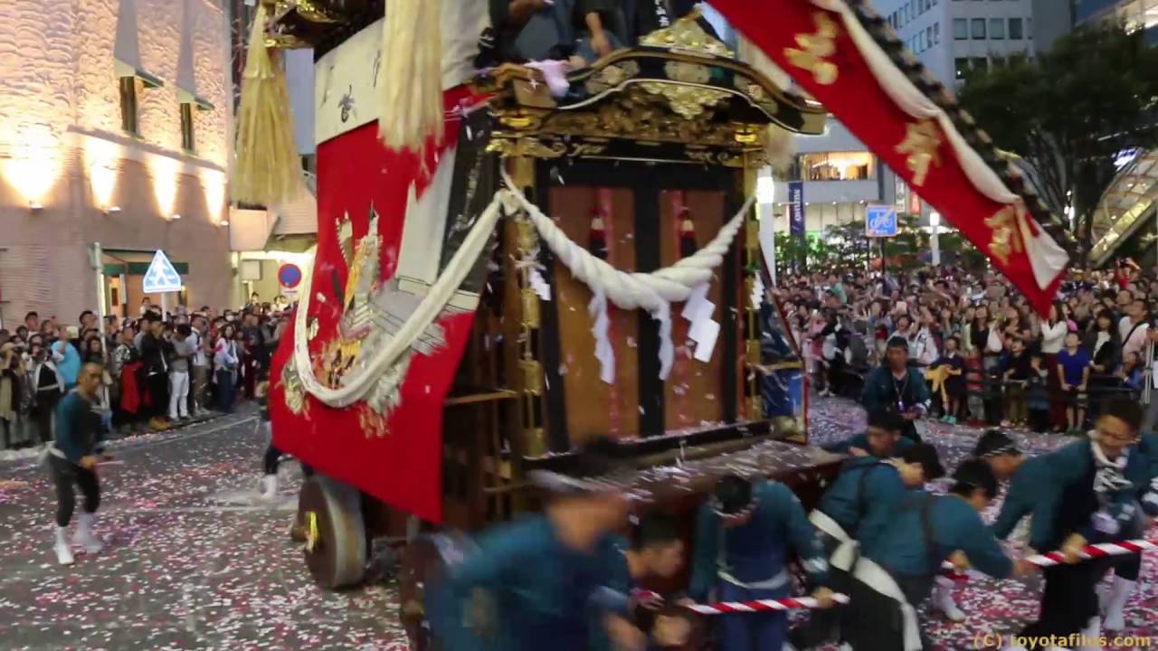 挙母まつり 本楽祭 泣き別れ後 駅前ロータリー 2016年