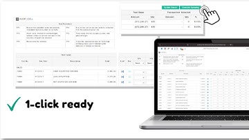 Select test samples and create working papers within seconds!