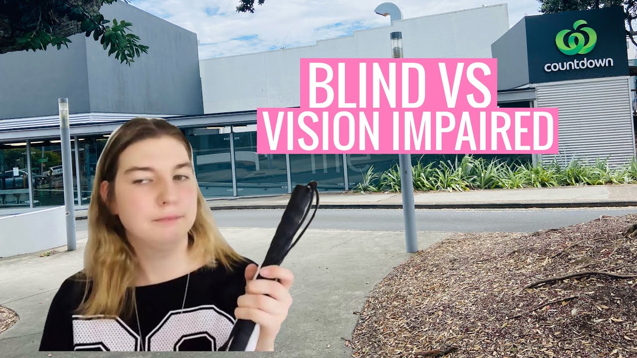 HOW I USE A CANE - Blind VS Visually Impaired