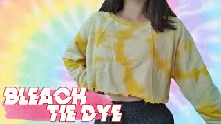 DIY Bleach Tie Dye