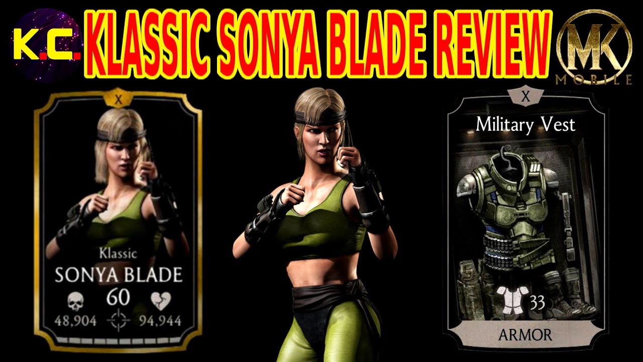 MK Mobile - Klassic Sonya Blade Review