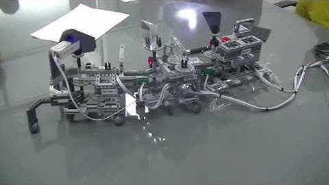 Lego model of triple axis spectrometer Taipan