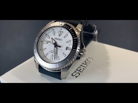 Brand New Seiko Titanium Diver! Seiko Shogun White Dial SPB191 - YouTube