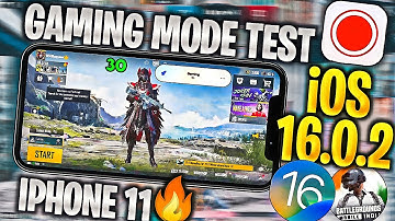 IPHONE 11 iOS 16.0.2 BGMI/PUBG GAMING MODE TEST WITH SCREEN RECORDING 2022🔥•BGMI BATTERY ,LAG TEST