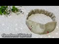 簡単かわいい　ヘアバンドの作り方　縫い目のでないミンネでみかけるタイプ　Headband tutorial