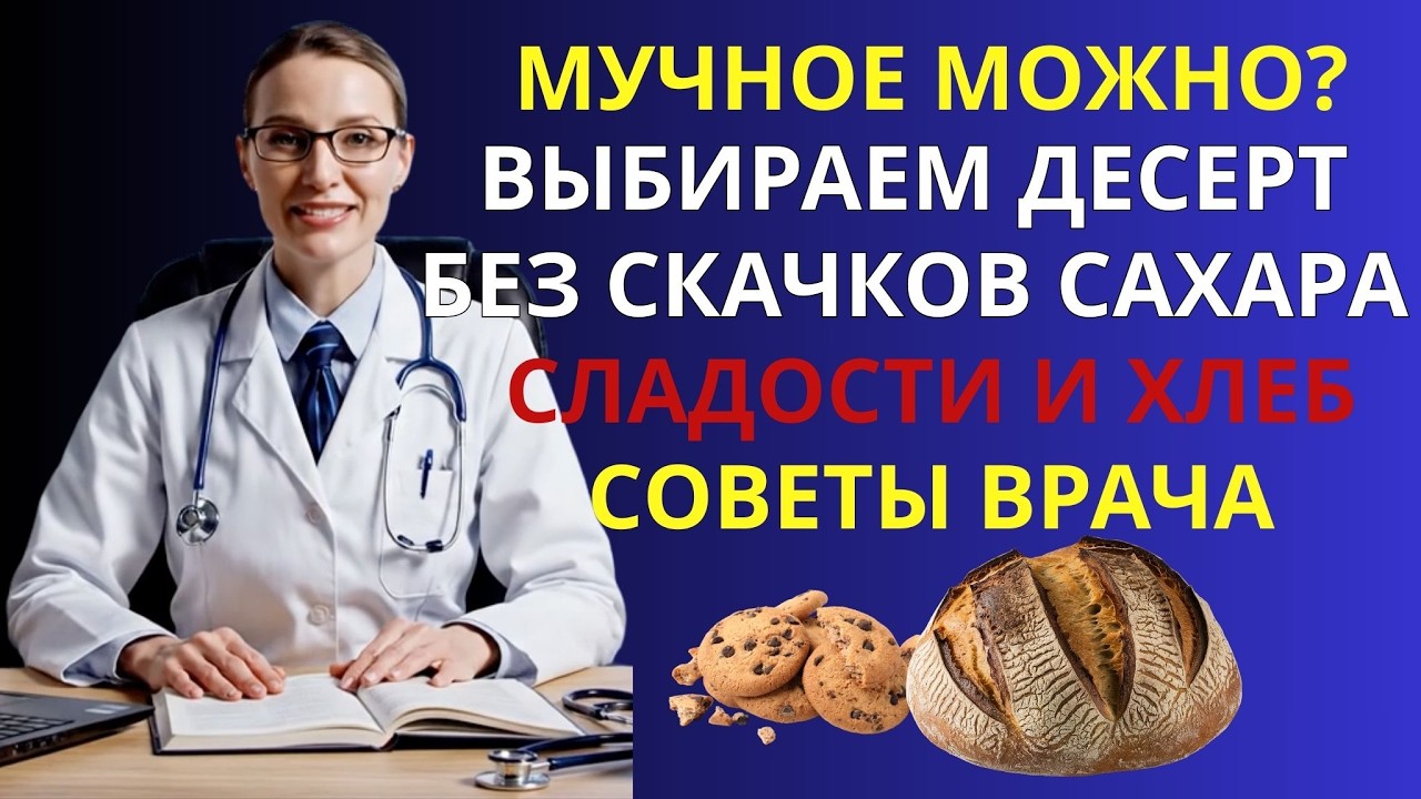 👉 МУЧНОЕ при диабете? 5 вариантов к чаю, от которых сахар НЕ РАСТЁТ