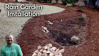 Rain Garden Install  Pollution Reduction, Aquafer Recharge, Storm RunOff Filter