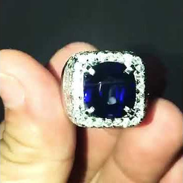 Cincin Hasil cupang # Batu blue safir Srilangka # King safir #😎😎