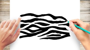 How to Draw Zebra Stripes