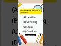 Antonyms MCQ Questions | Competitive Exam English Practice #agsstudy