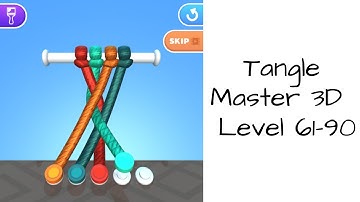 Tangle Master 3D Game Level 61-90